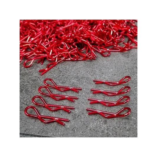 Bittydesign Body Clips 1/5 1/7 & 1/8 8pcs - 4 left and 4 right - RED