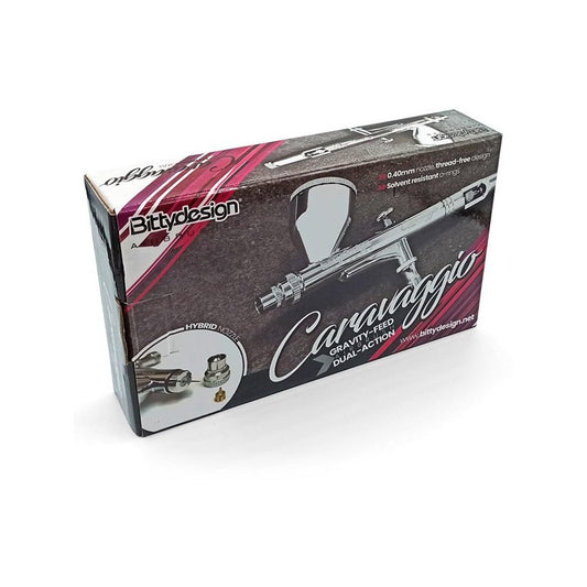 Bittydesign Caravaggio gravity-feed airbrush dual-action