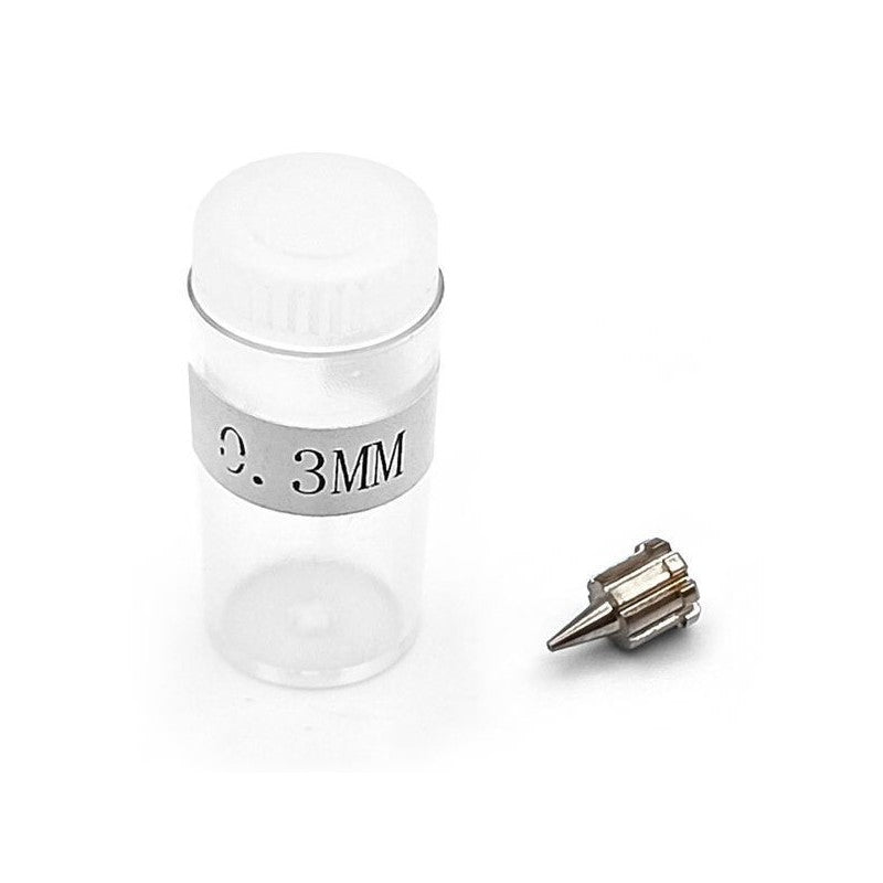 Bittydesign Hybrid Nozzle thread-less option  0.3mm for Caravaggio gravity-feed airbrush dual-action