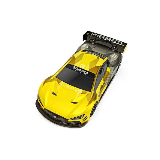 Bittydesign HYPER 200mm Clear NITRO bodyshell - Light