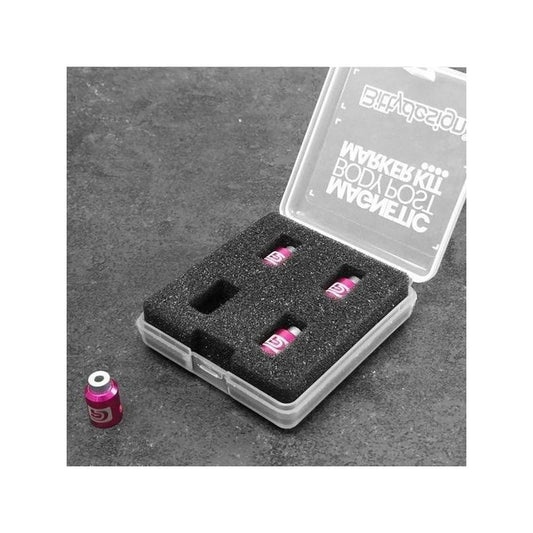 Bittydesign Magnetic Body Post Marker Kit - Pink - 4pcs