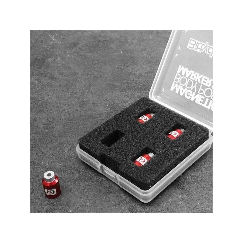 Bittydesign Magnetic Body Post Marker Kit - Red - 4pcs