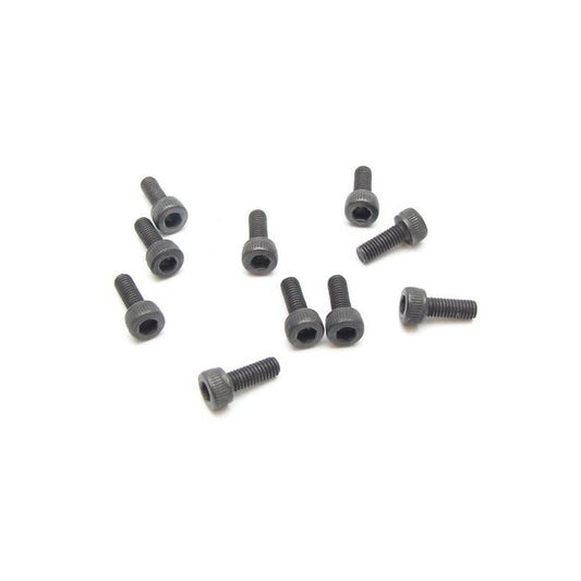 Carbon Steel Cap Head Screws M3x8mm 10pcs