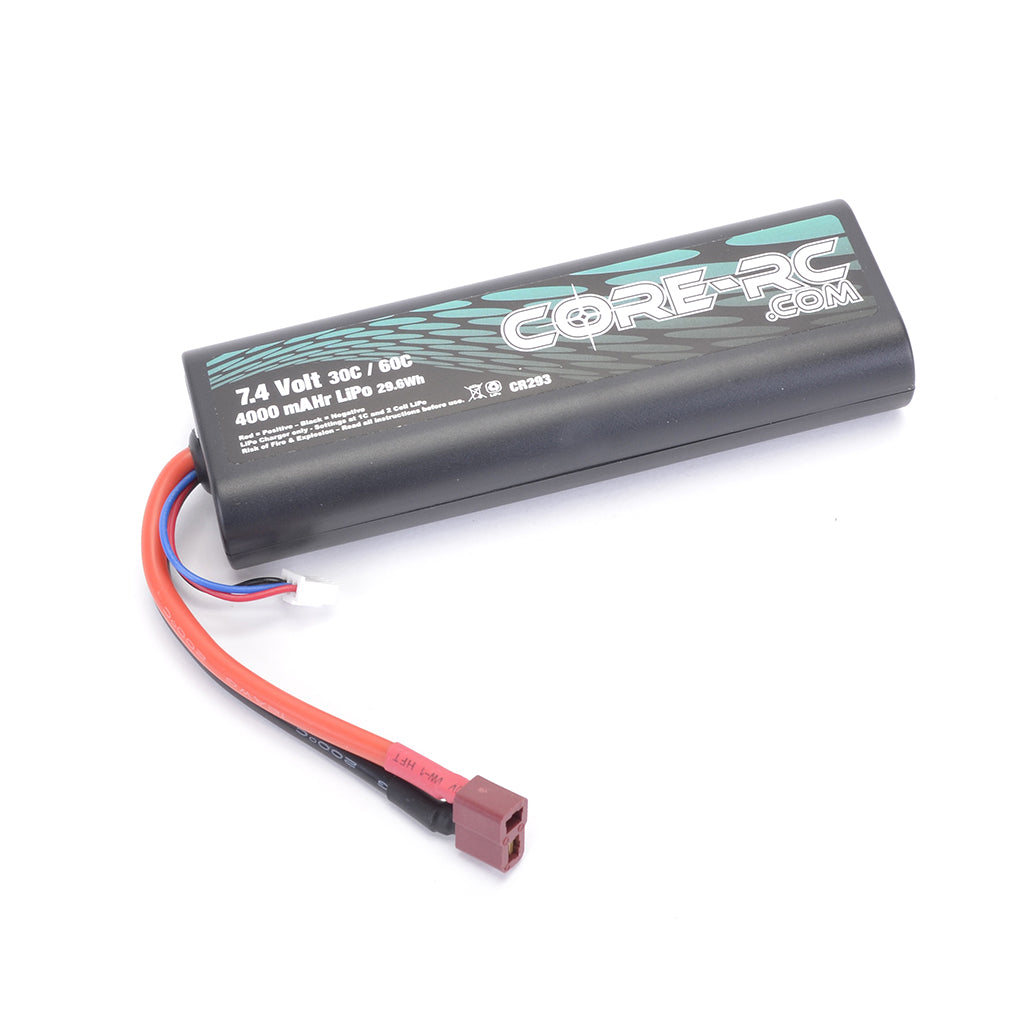 CORE RC-4000mAHr 7.4v 30/60C 2S LiPo