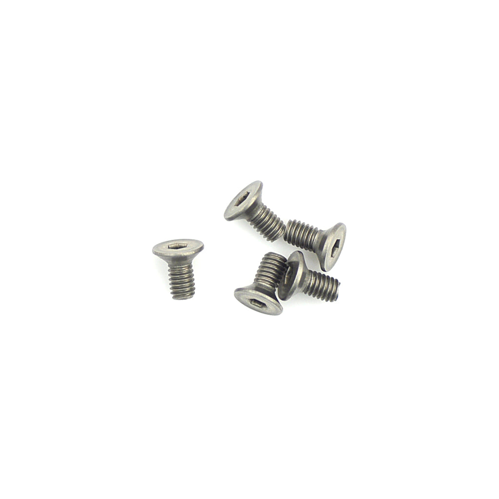 Titanium Csk Hex Screws M4 x 8 pk10