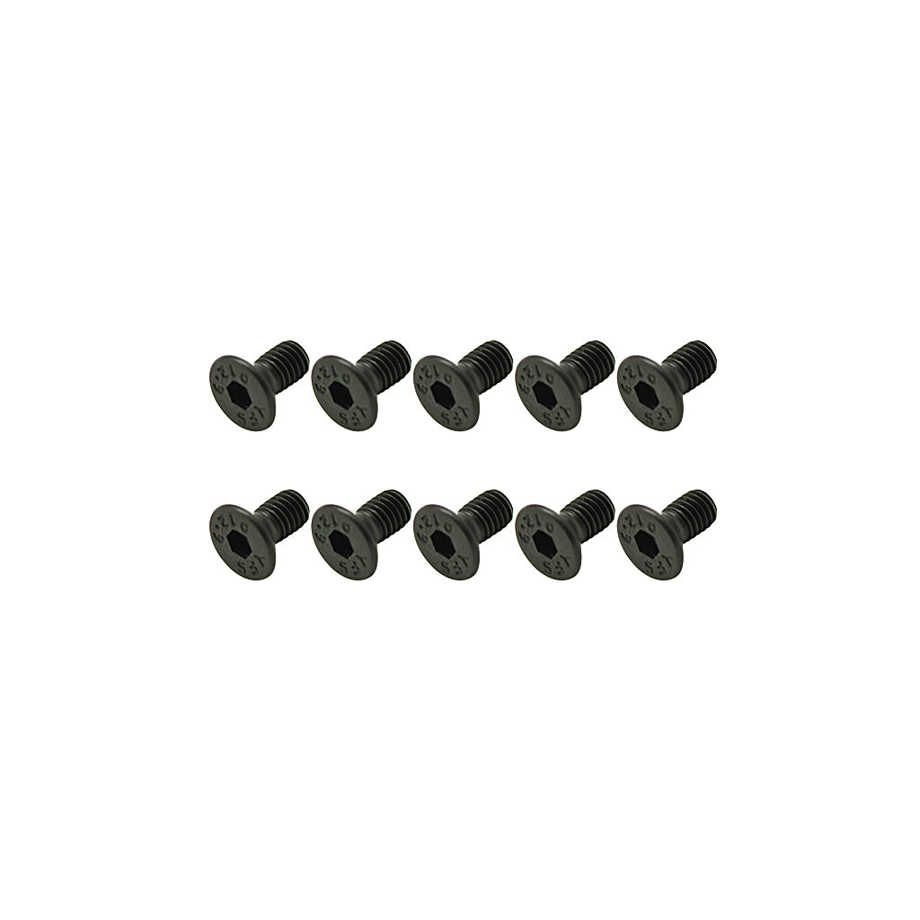 Steel Csk Hex Screws M3 x 6 pk10