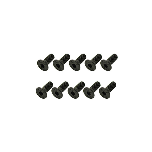 Steel Csk Hex Screws M3 x 8 pk10