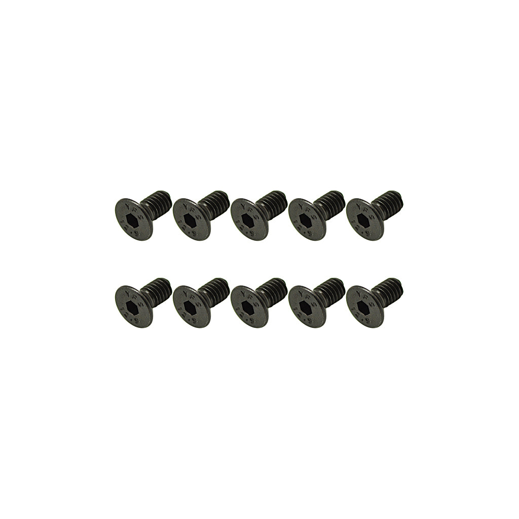 Steel Csk Hex Screws M4 x 8 pk10