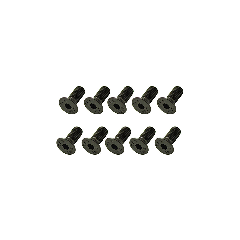 Steel Csk Hex Screws M4 x 10 pk10