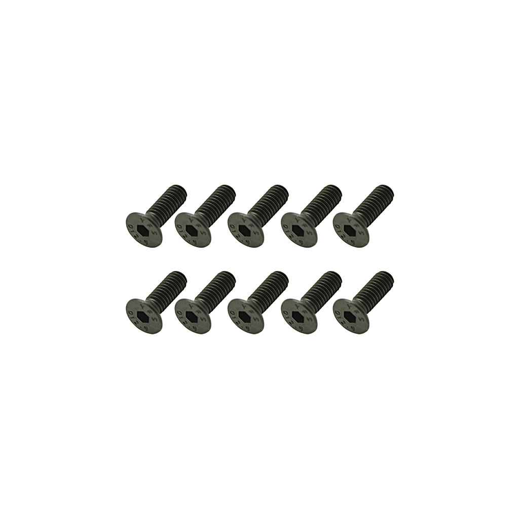 Steel Csk Hex Screws M4 x 12 pk10