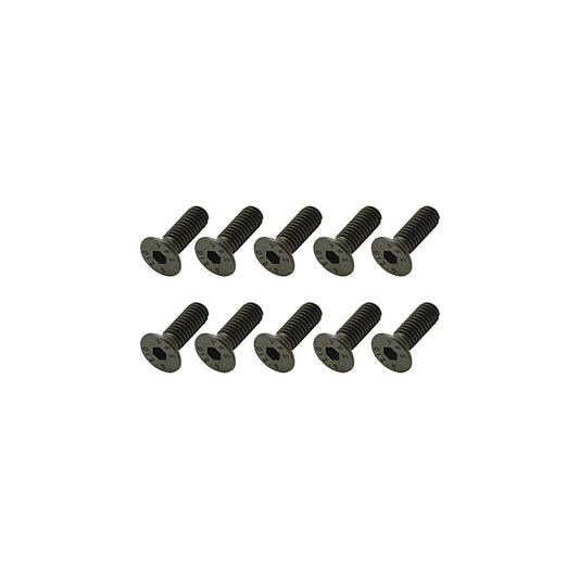 Steel Csk Hex Screws M4 x 12 pk10