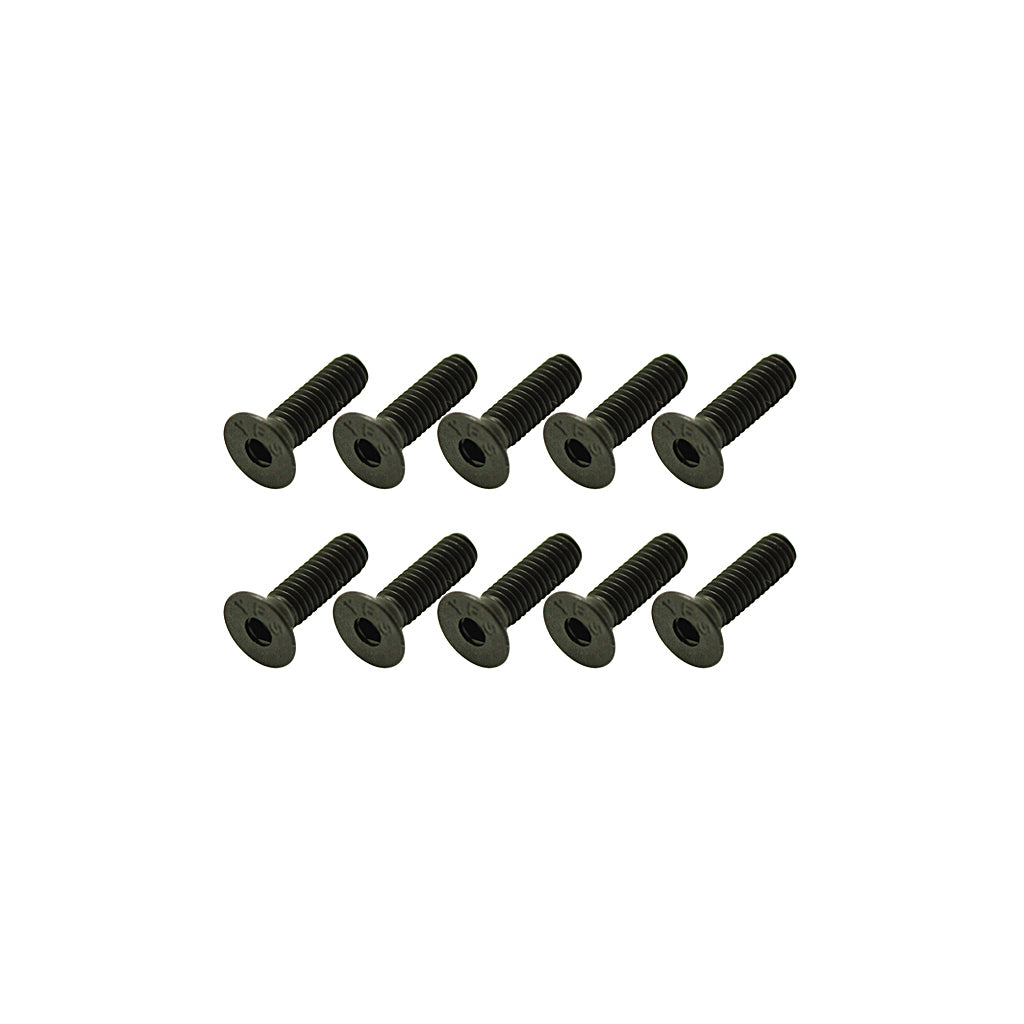 Steel Csk Hex Screws M4 x 14 pk10