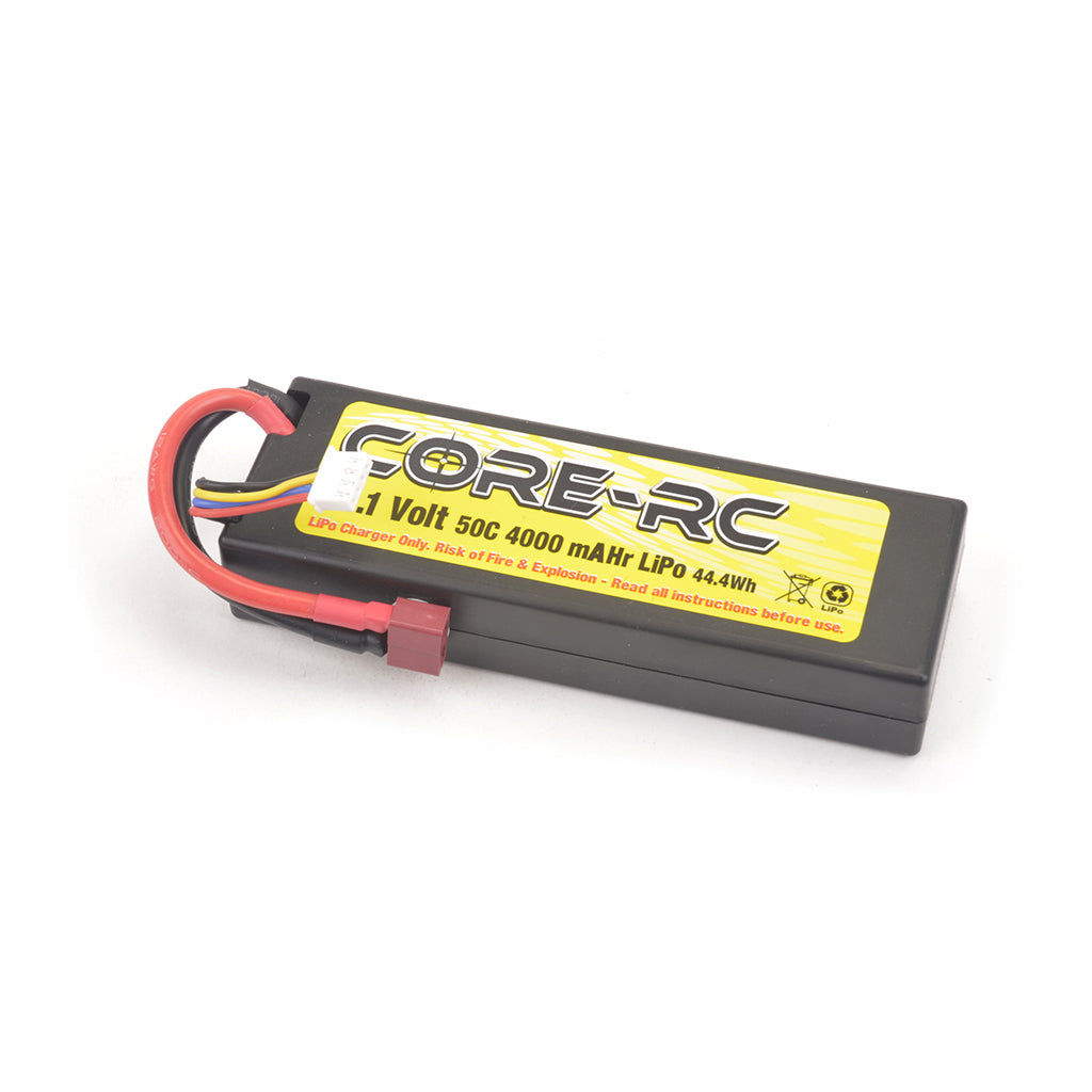 CORE RC 4000mAh 11.1V 3S 50C H/C LP LiPo T Plug