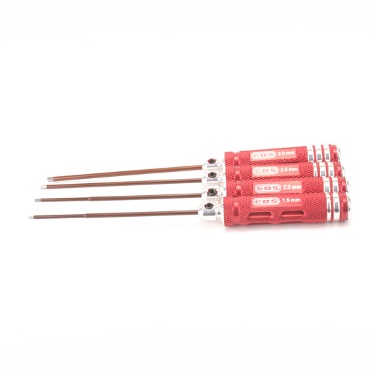 Hex Driver Set 1.5,2,2.5,3mm-Lightweight 4pc