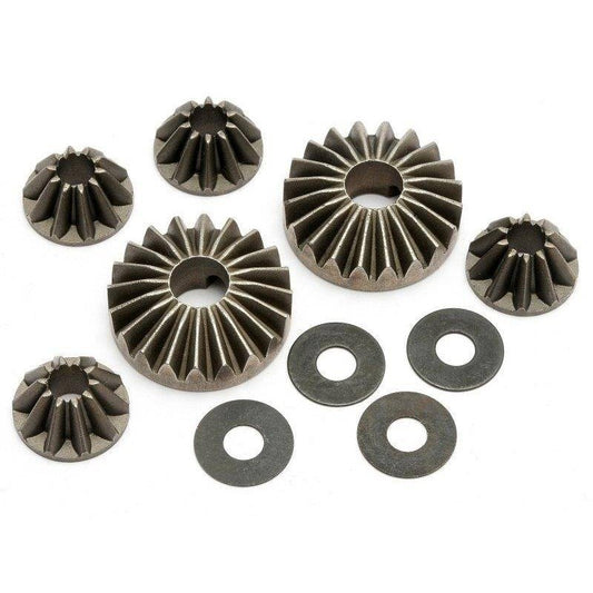 HB RACING Hard steel Differential Gear Set