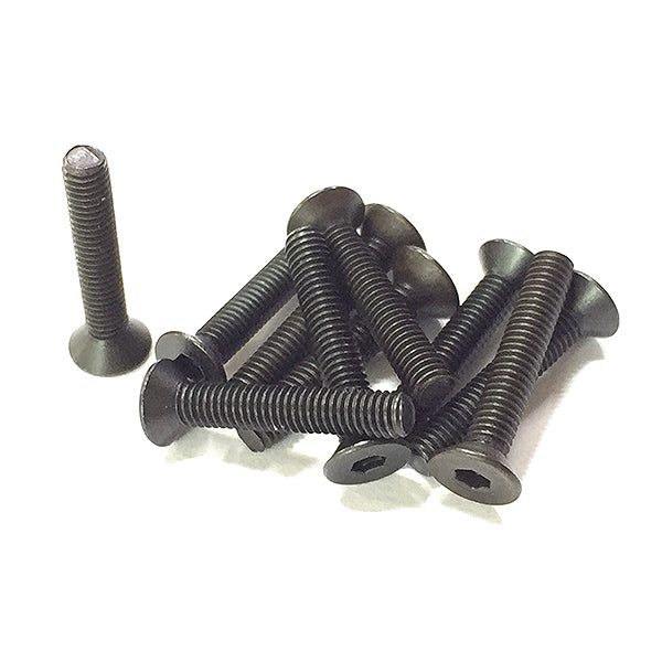 CEN RACING M3X17MM HEX SOCKET FLAT HEAD SOCKET SCREW (10PCS)