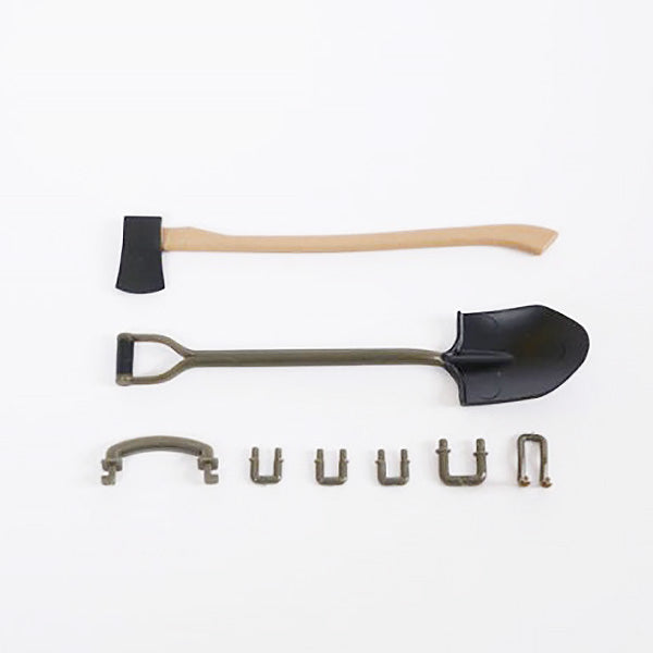 ROC HOBBY 1:12 1941 WILLYS MB AXE AND SHOVEL SET