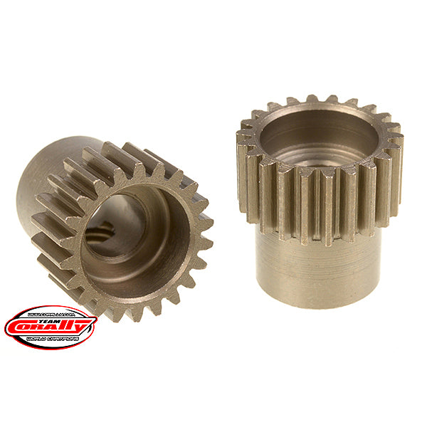 CORALLY 48 DP PINION SHORT HARDENED STEEL 22 TEETH 5M