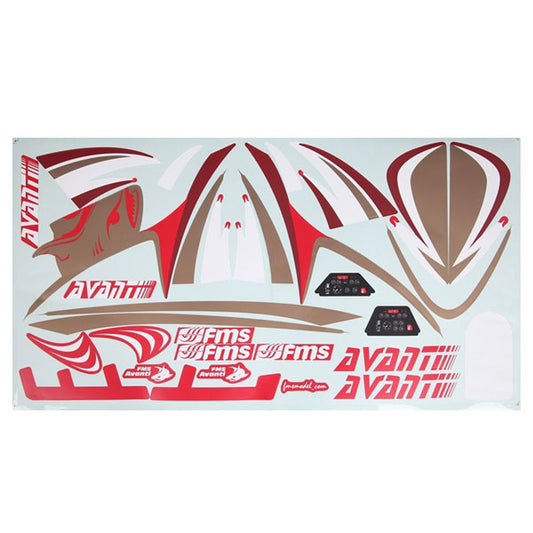 FMS AVANTI DECAL SHEET