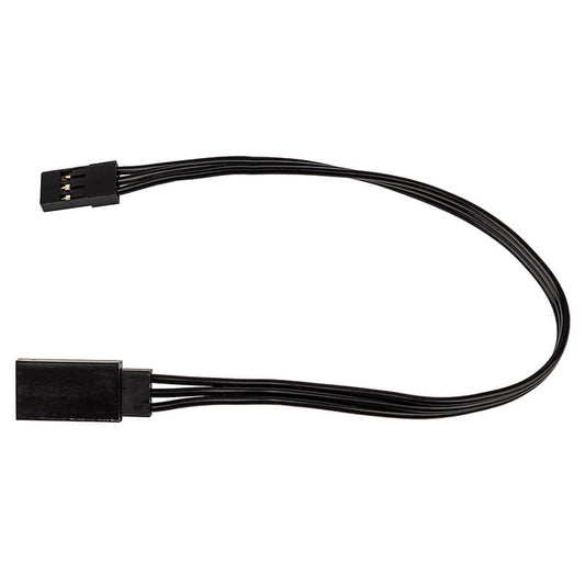 REEDY 175mm SERVO EXTENSION WIRE BLACK (6.89IN)