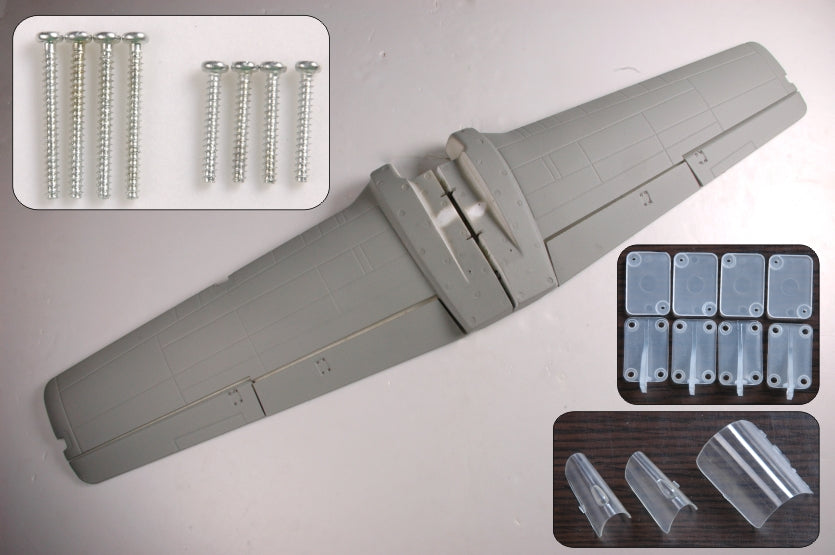 FMS T28 TROJAN (1.4M) MAIN WING SET - GREY