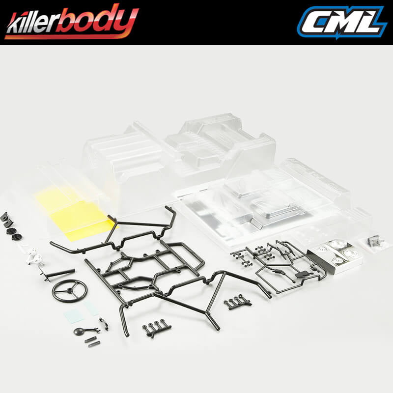 KILLERBODY WARRIOR 1/10 CRAWLER CLEAR BODY