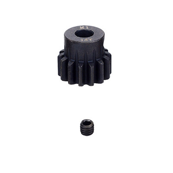 FASTRAX M1 14T STEEL PINION GEAR (5MM) MOD1