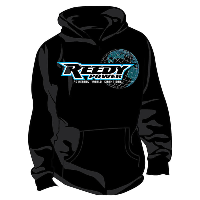 REEDY W23 PULLOVER HOODIE BLACK - LARGE