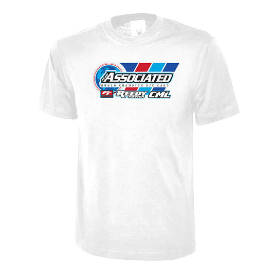 TEAM ASSOCIATED / REEDY / FT / CML TEAM T-SHIRT - WHITE SMALL