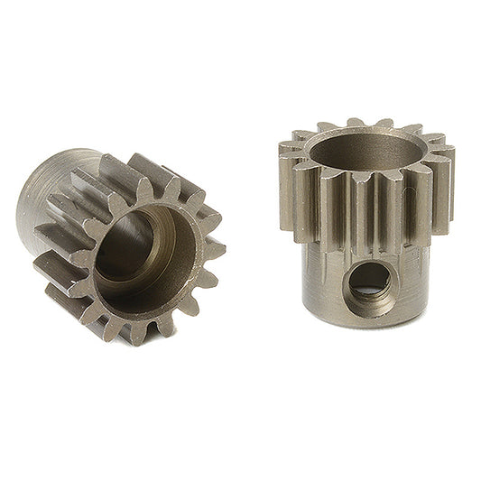 CORALLY 32 DP PINION SHORT HARDENED STEEL 15 TEETH SHAFT DIA. 5mm