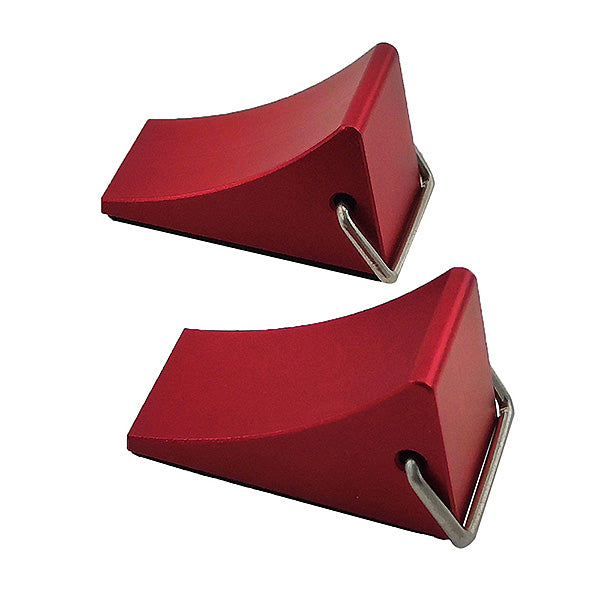 FASTRAX WHEEL CHOCK SET (2PC) - RED