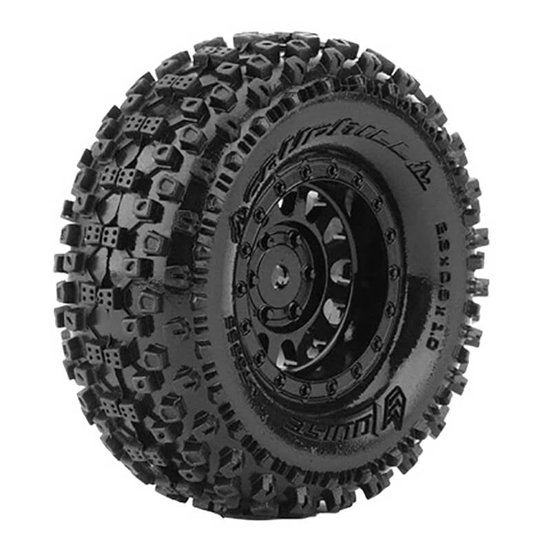 LOUISE RC CR UPHILL 1/18,1/24 FR/RR 1.0" CRAWLER TYRE/WHEELS