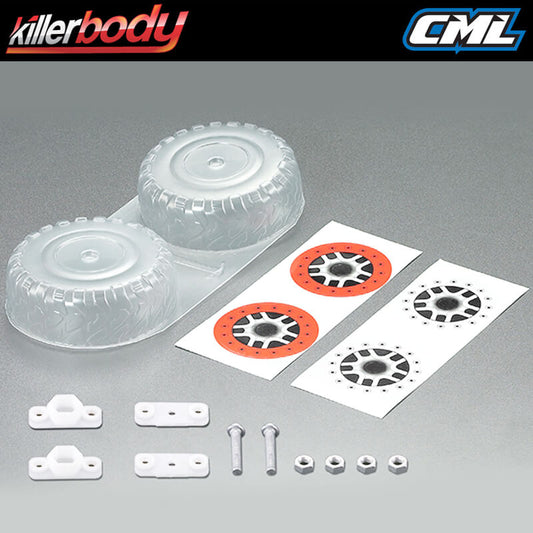 KILLERBODY SPARE TIRE FOR 1/10 SCT