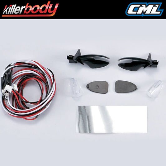 KILLERBODY WING MIRROR W/LED UNIT SET