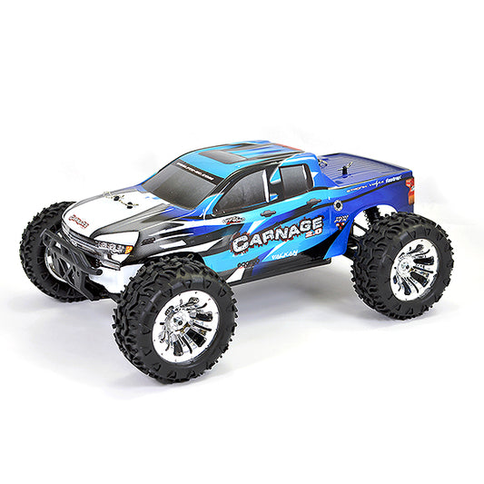 FTX CARNAGE 2.0 1/10 BRUSHED TRUCK 4WD RTR - BLUE