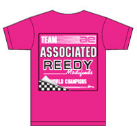 TEAM ASSOCIATED/REEDY '80'S T-SHIRT - PINK X-LARGE