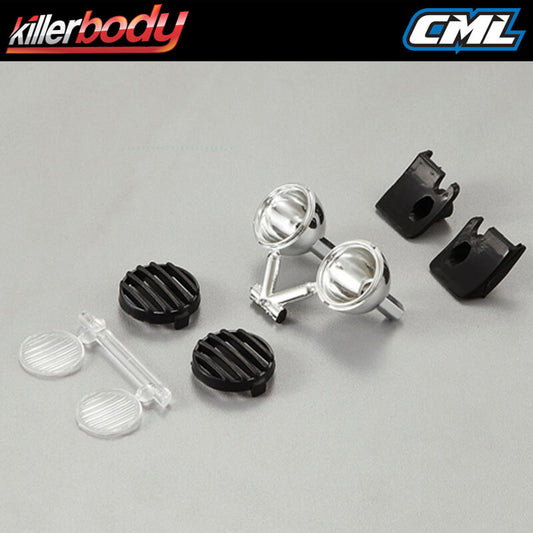 KILLERBODY PLASTIC HEADLIGHT SET FOR WARRIOR BODY