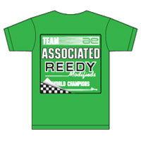 TEAM ASSOCIATED/REEDY '80'S T-SHIRT - GREEN X-LARGE