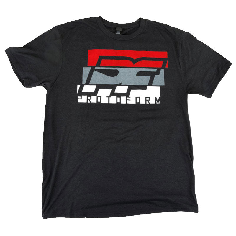 PROTOform PF SLICE BLACK TRI-BLEND T-SHIRT (S)