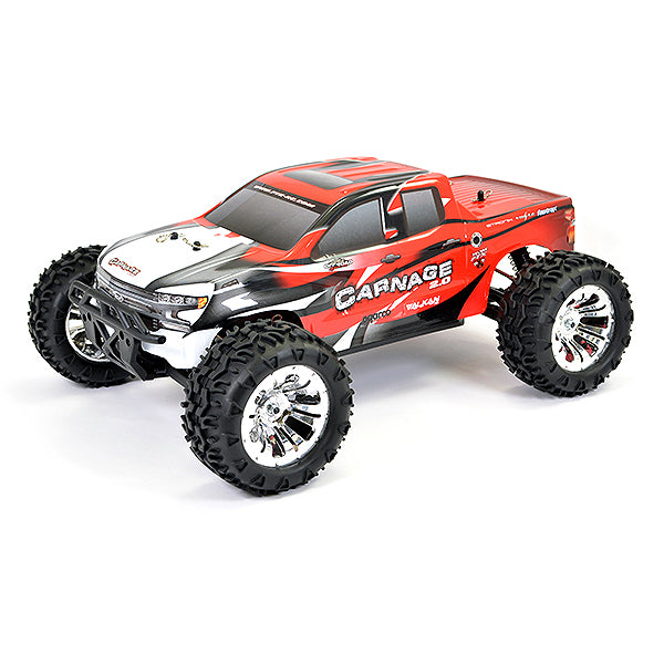 FTX CARNAGE 2.0 1/10 BRUSHED TRUCK 4WD RTR - RED