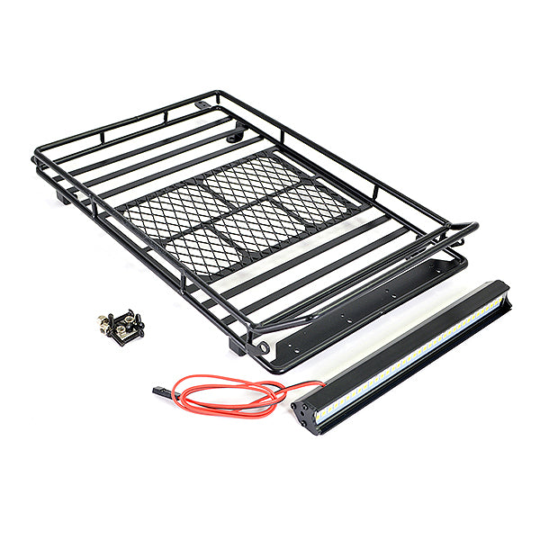 FASTRAX ROOFTOP LUGGAGE RACK W/LED LIGHT BAR (230X143X25MM)