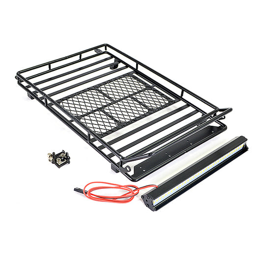 FASTRAX ROOFTOP LUGGAGE RACK W/LED LIGHT BAR (230X143X25MM)