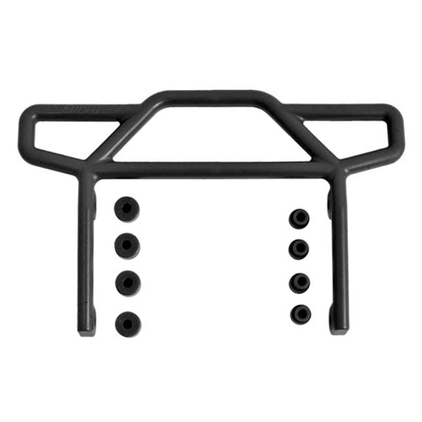 RPM BLACK REAR BUMPER for TRAXXAS ELEC RUSTLER 2WD