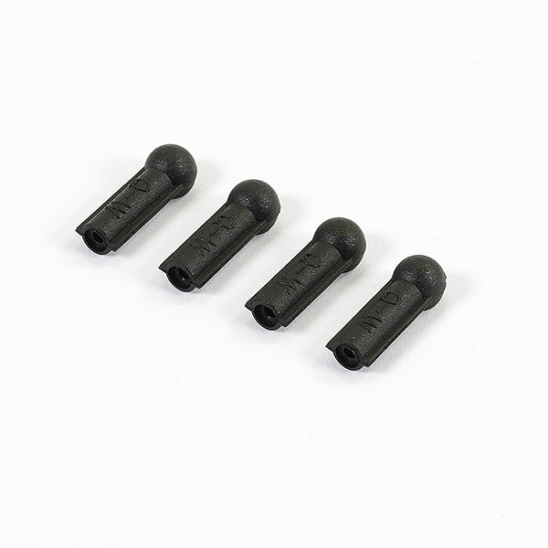 FASTRAX BLACK THROTTLE BALLCUPS (4)