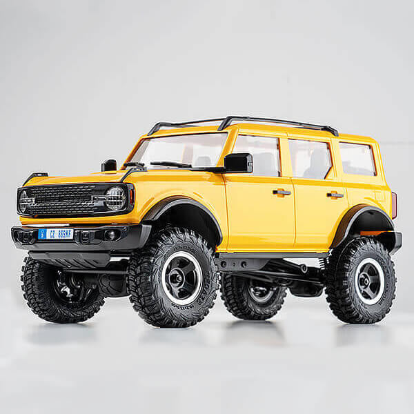 EAZY RC 1/18 BRONX RTR SCALE CRAWLER w/HARDBODY - YELLOW