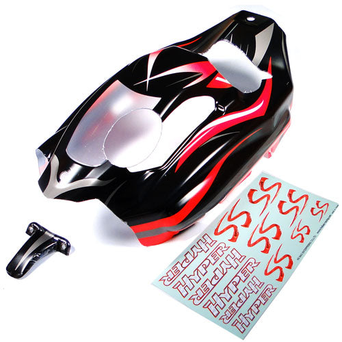 HOBAO HYPER SS PRINTED BODYSHELL - BLACK