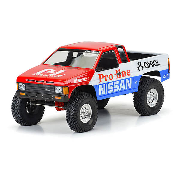 PROLINE 1/10 1987 NISSAN HARDBODY D21 CLEAR BODY 12.3" (313mm) WB CRAWLERS