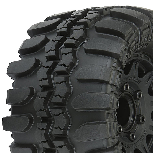 PROLINE INTERCO TSL SX SUPER SWAMPER 2.8" TYRES ON RAID 6x30 BLK WHEELS