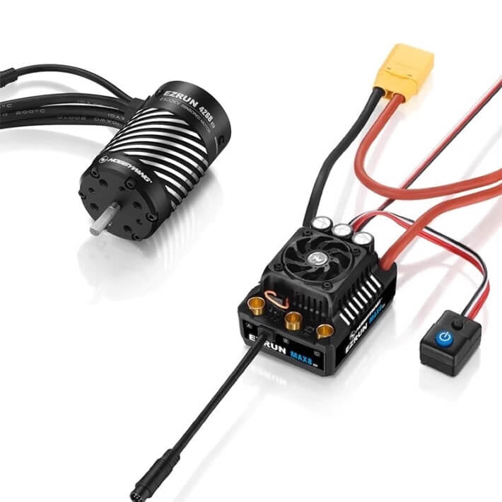 HOBBYWING COMBO EZRUN MAX8 G2 ESC 4268SD-2500KV G2 MOTOR