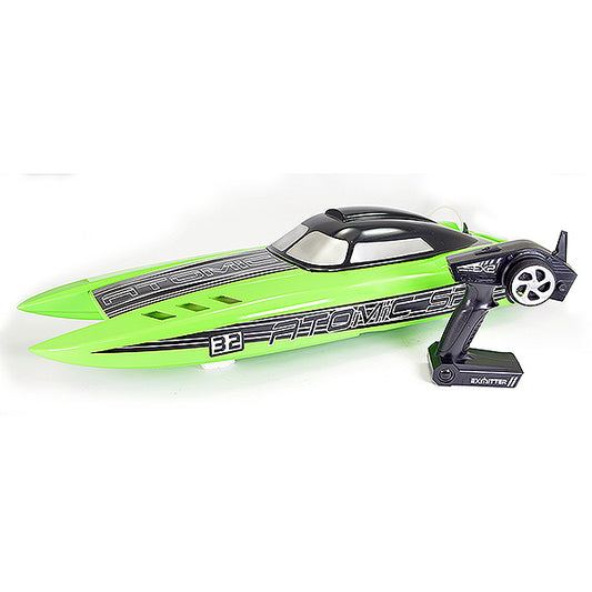 VOLANTEX ATOMIC SR85 BRUSHLESS BOAT (NO BATT)- GREEN